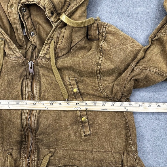 We The Free Brown Utility Jacket Size M - Picture 3 of 5